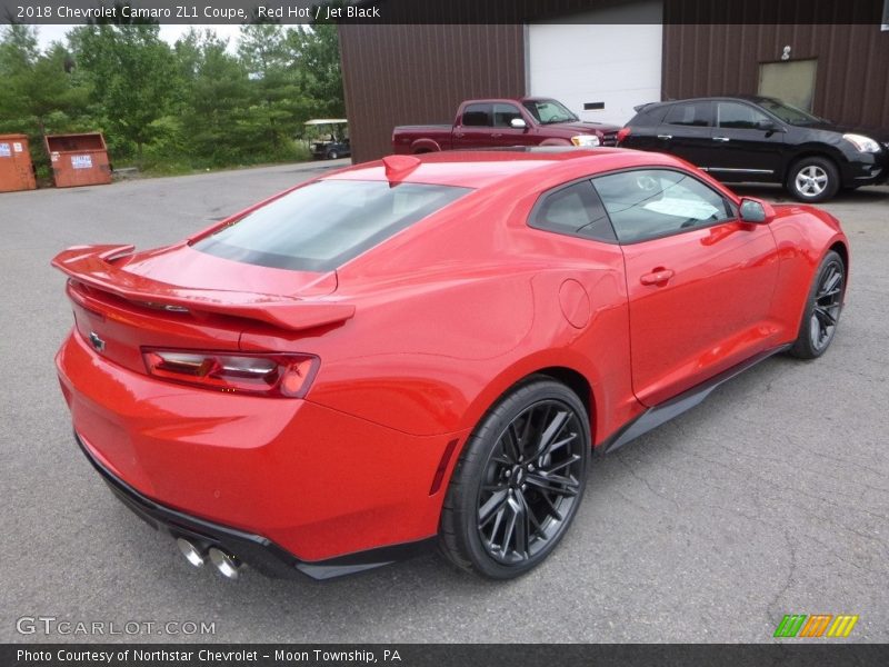 Red Hot / Jet Black 2018 Chevrolet Camaro ZL1 Coupe