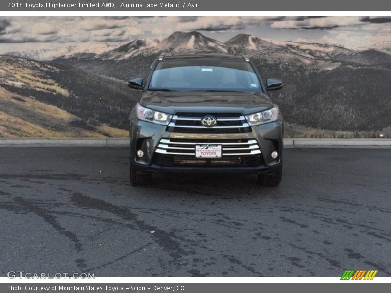 Alumina Jade Metallic / Ash 2018 Toyota Highlander Limited AWD