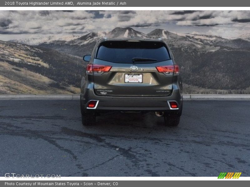 Alumina Jade Metallic / Ash 2018 Toyota Highlander Limited AWD