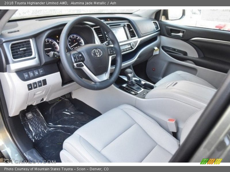 Alumina Jade Metallic / Ash 2018 Toyota Highlander Limited AWD