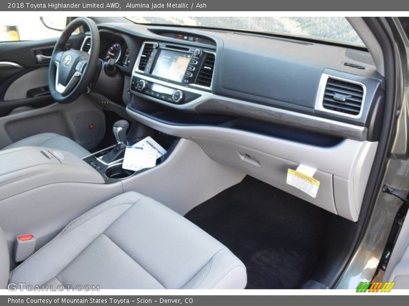 Alumina Jade Metallic / Ash 2018 Toyota Highlander Limited AWD