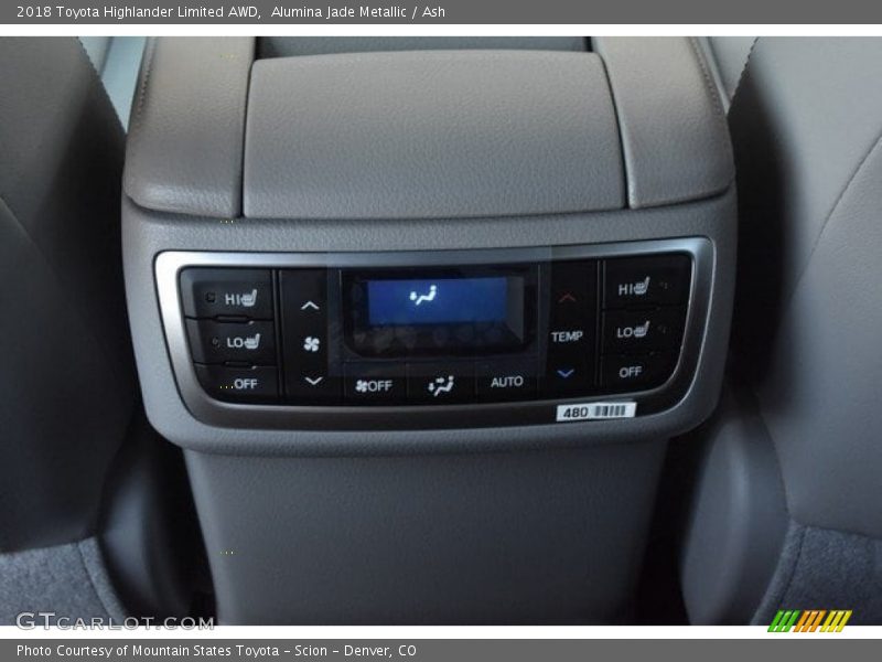Alumina Jade Metallic / Ash 2018 Toyota Highlander Limited AWD