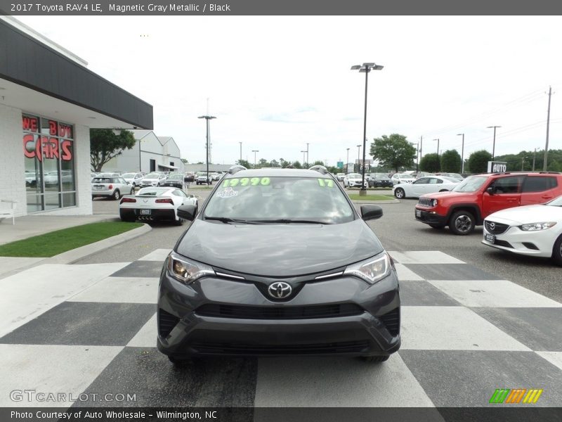 Magnetic Gray Metallic / Black 2017 Toyota RAV4 LE
