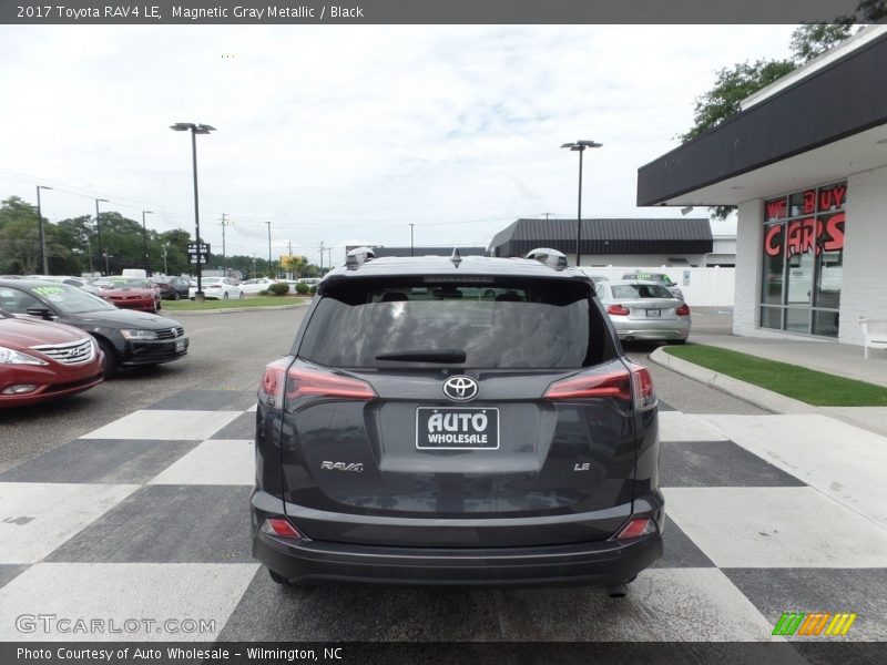 Magnetic Gray Metallic / Black 2017 Toyota RAV4 LE