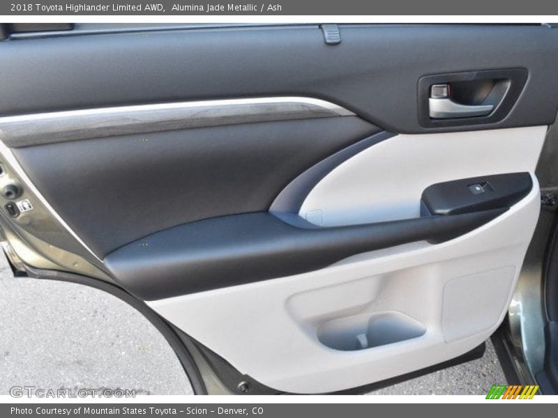 Alumina Jade Metallic / Ash 2018 Toyota Highlander Limited AWD