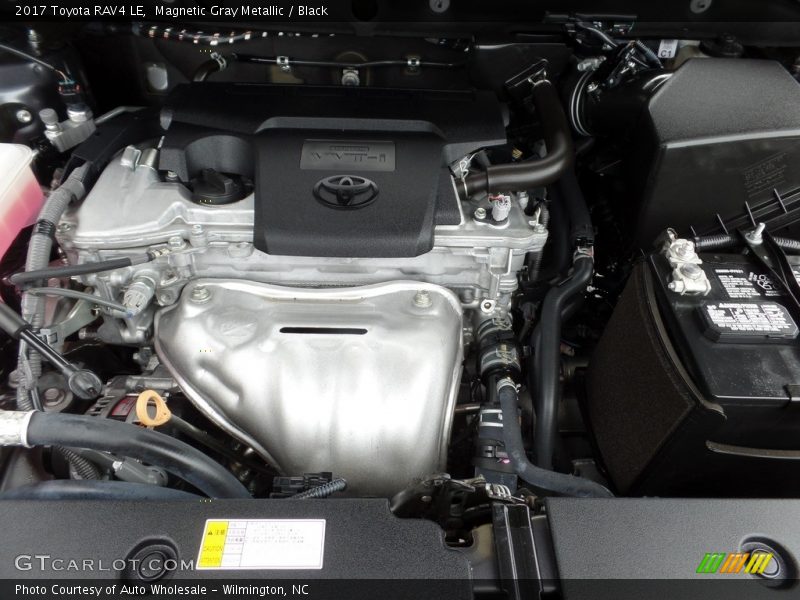Magnetic Gray Metallic / Black 2017 Toyota RAV4 LE