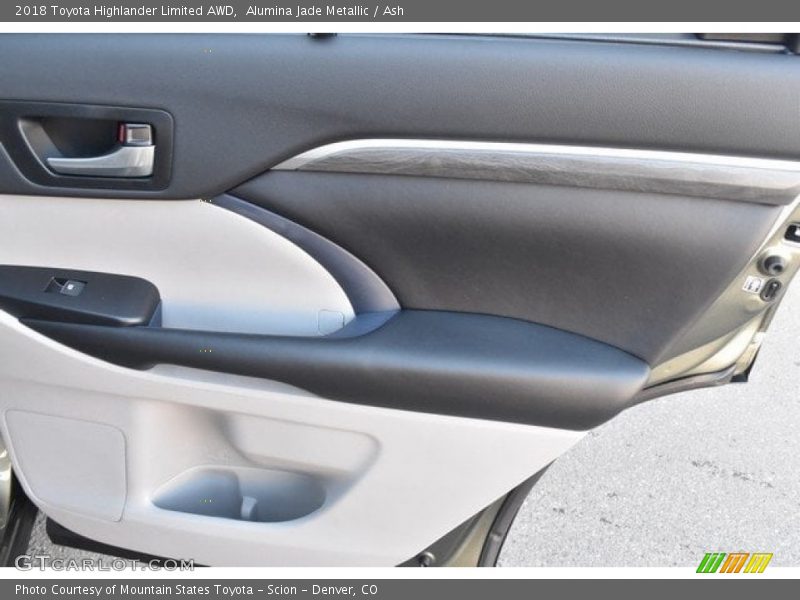 Alumina Jade Metallic / Ash 2018 Toyota Highlander Limited AWD