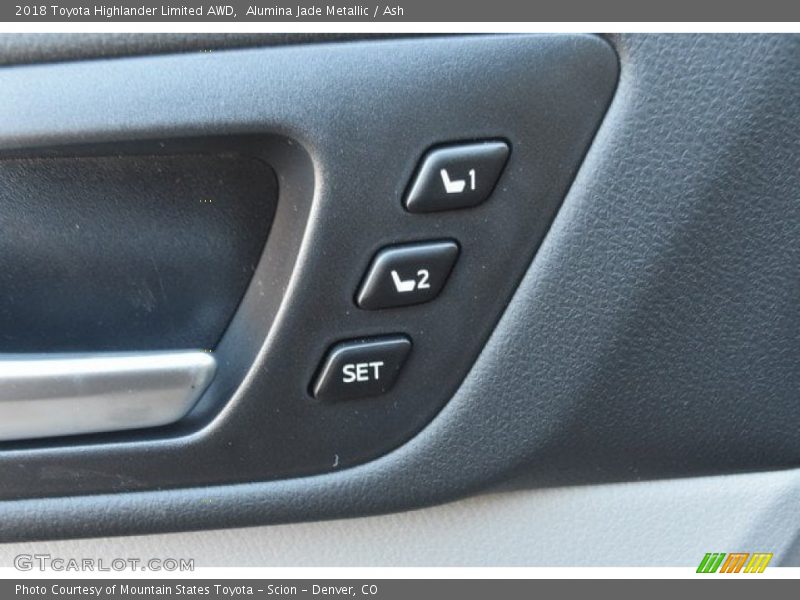 Alumina Jade Metallic / Ash 2018 Toyota Highlander Limited AWD