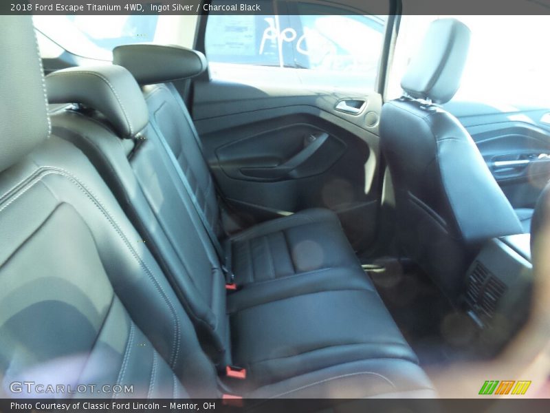Ingot Silver / Charcoal Black 2018 Ford Escape Titanium 4WD