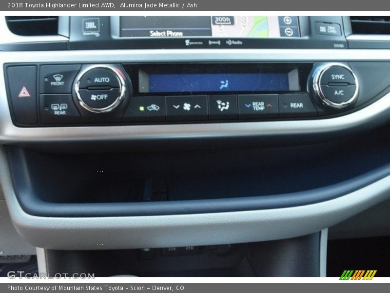 Alumina Jade Metallic / Ash 2018 Toyota Highlander Limited AWD