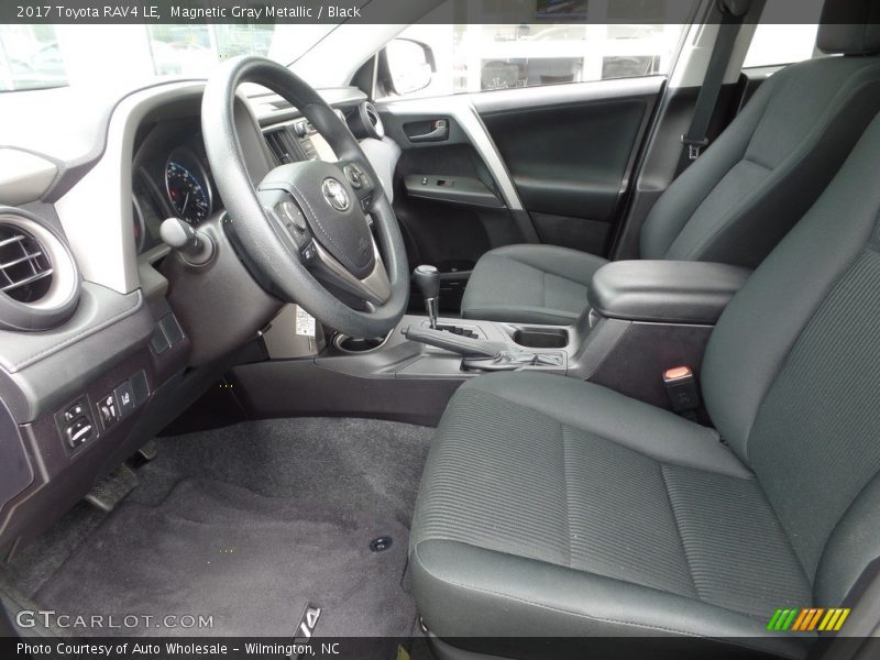 Magnetic Gray Metallic / Black 2017 Toyota RAV4 LE