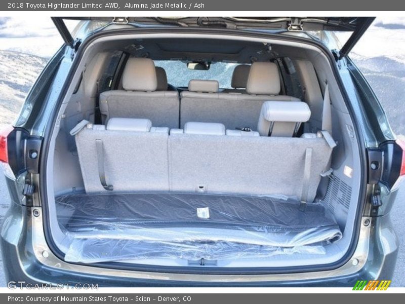 Alumina Jade Metallic / Ash 2018 Toyota Highlander Limited AWD
