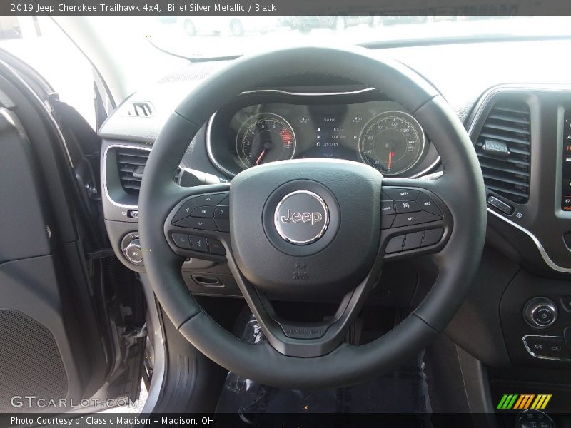 Billet Silver Metallic / Black 2019 Jeep Cherokee Trailhawk 4x4