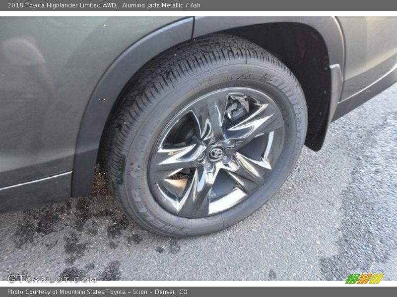 Alumina Jade Metallic / Ash 2018 Toyota Highlander Limited AWD