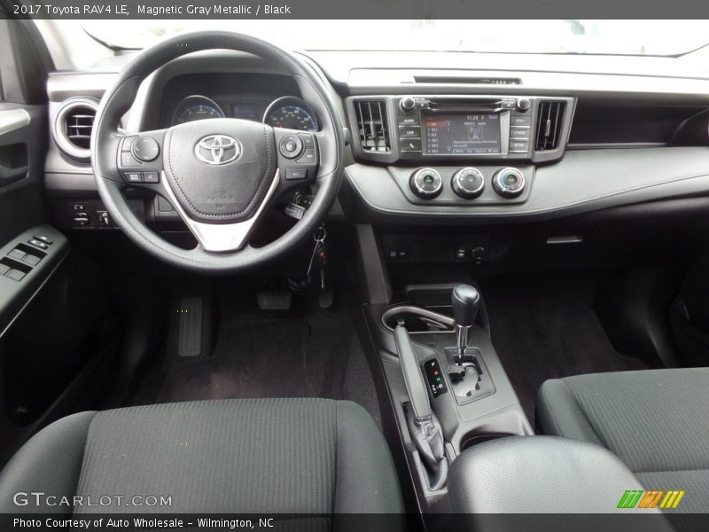 Magnetic Gray Metallic / Black 2017 Toyota RAV4 LE