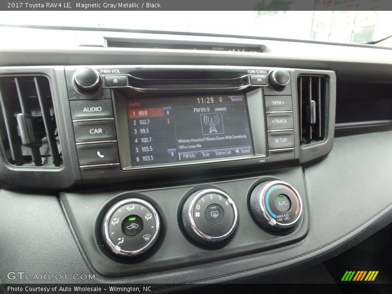 Magnetic Gray Metallic / Black 2017 Toyota RAV4 LE