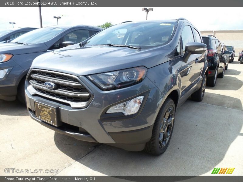 Smoke / Ebony Black 2018 Ford EcoSport SES 4WD