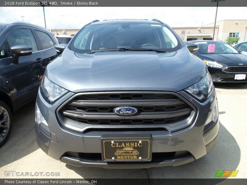 Smoke / Ebony Black 2018 Ford EcoSport SES 4WD