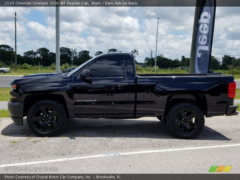 Black / Dark Ash/Jet Black 2018 Chevrolet Silverado 1500 WT Regular Cab