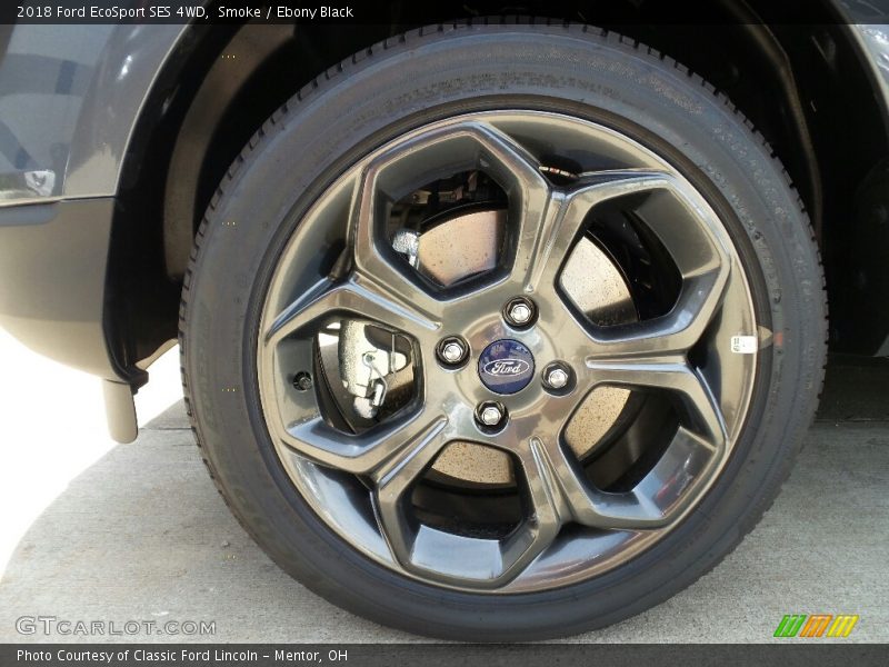 Smoke / Ebony Black 2018 Ford EcoSport SES 4WD
