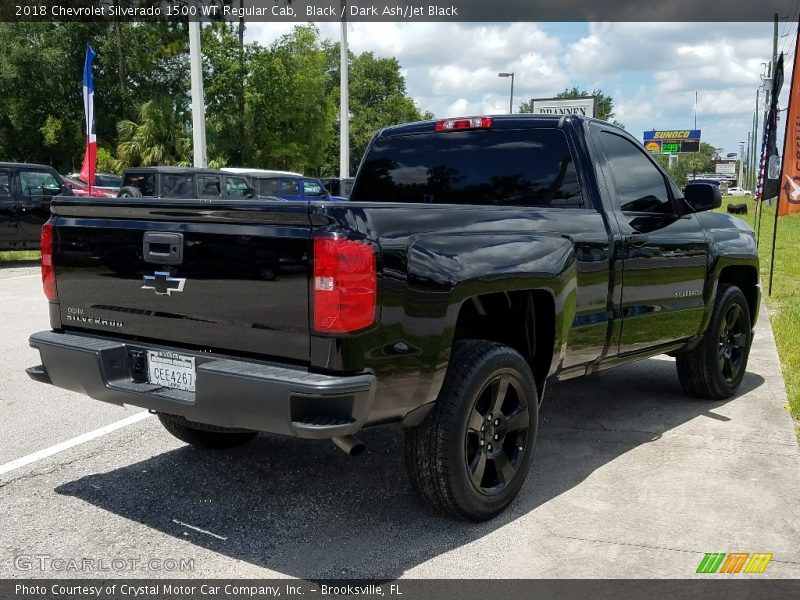 Black / Dark Ash/Jet Black 2018 Chevrolet Silverado 1500 WT Regular Cab