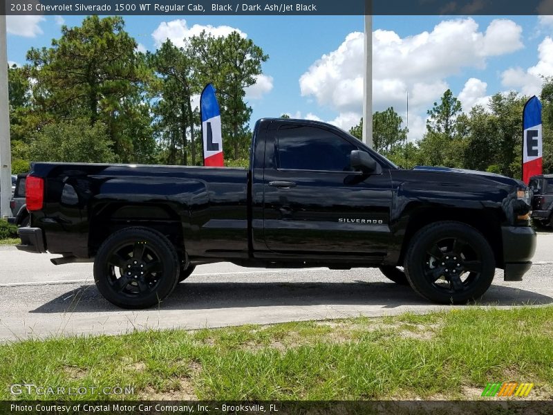 Black / Dark Ash/Jet Black 2018 Chevrolet Silverado 1500 WT Regular Cab