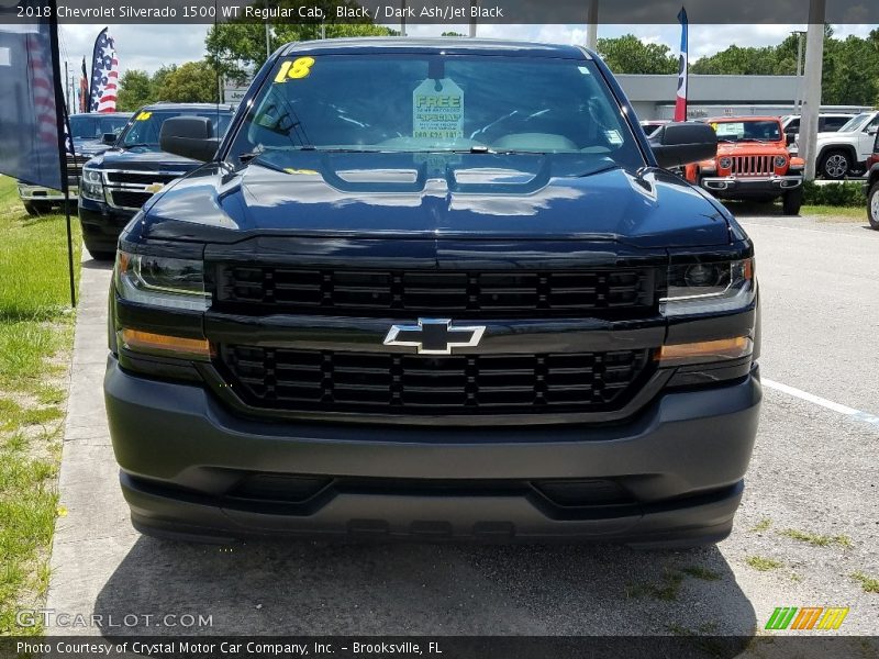 Black / Dark Ash/Jet Black 2018 Chevrolet Silverado 1500 WT Regular Cab