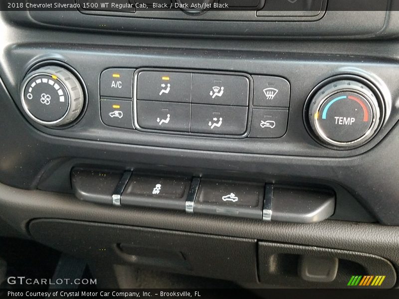 Black / Dark Ash/Jet Black 2018 Chevrolet Silverado 1500 WT Regular Cab