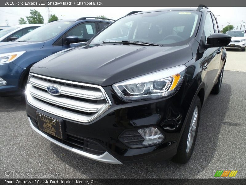 Shadow Black / Charcoal Black 2018 Ford Escape SEL