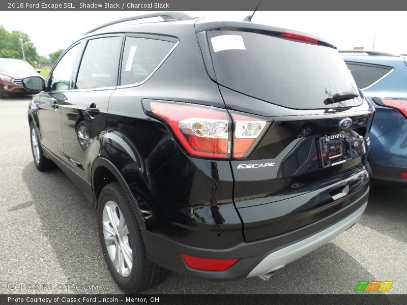 Shadow Black / Charcoal Black 2018 Ford Escape SEL