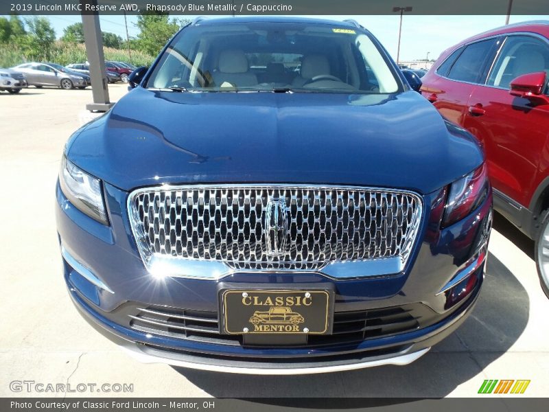 Rhapsody Blue Metallic / Cappuccino 2019 Lincoln MKC Reserve AWD