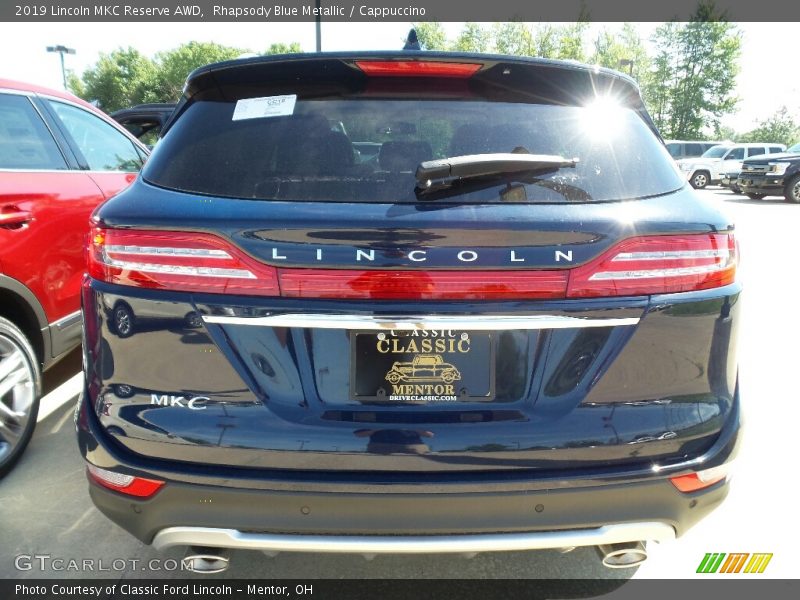 Rhapsody Blue Metallic / Cappuccino 2019 Lincoln MKC Reserve AWD