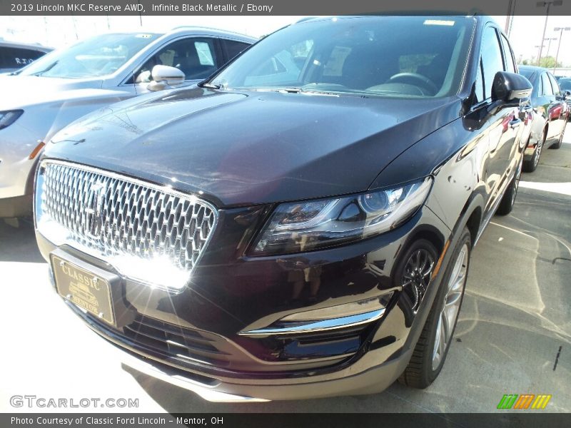Infinite Black Metallic / Ebony 2019 Lincoln MKC Reserve AWD