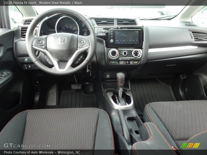  2018 Fit Sport Black Interior