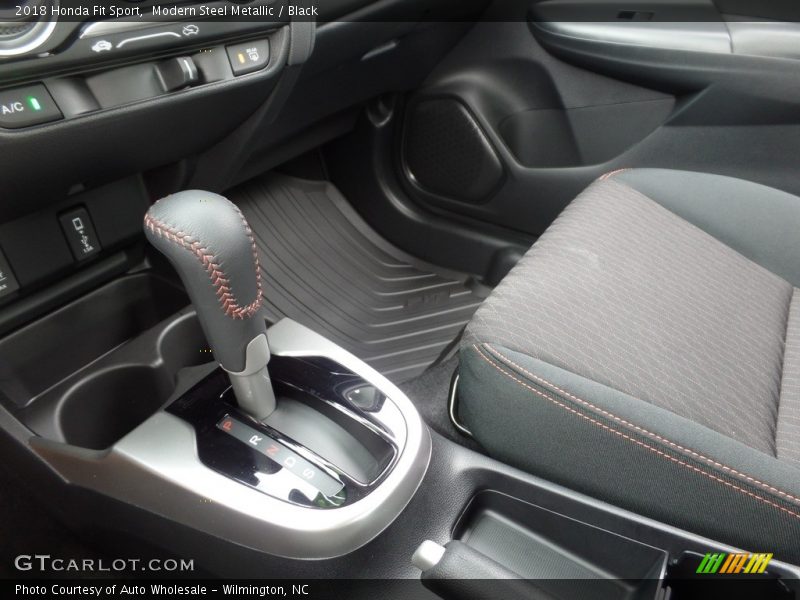 Modern Steel Metallic / Black 2018 Honda Fit Sport