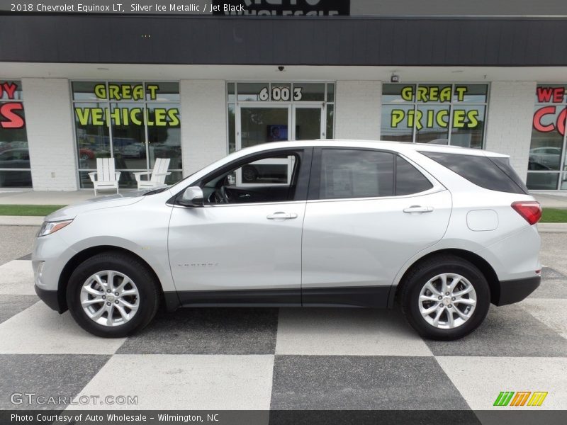 Silver Ice Metallic / Jet Black 2018 Chevrolet Equinox LT