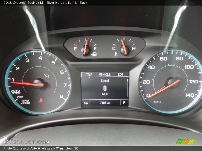 Silver Ice Metallic / Jet Black 2018 Chevrolet Equinox LT