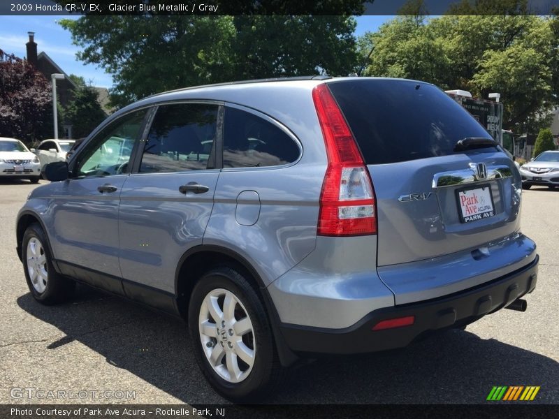 Glacier Blue Metallic / Gray 2009 Honda CR-V EX