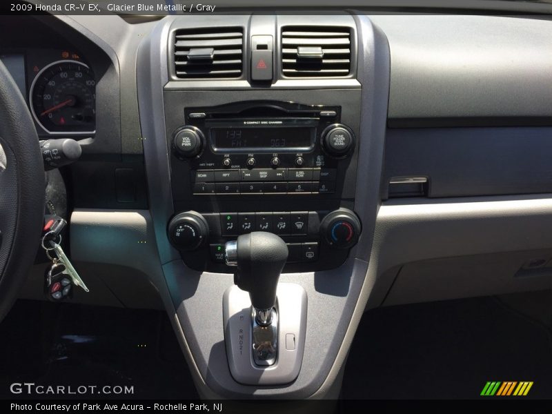Glacier Blue Metallic / Gray 2009 Honda CR-V EX