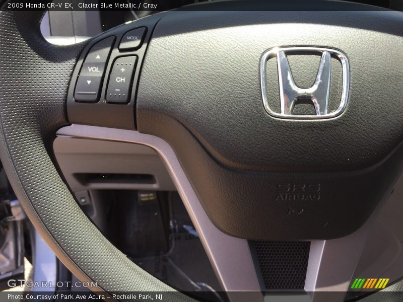 Glacier Blue Metallic / Gray 2009 Honda CR-V EX