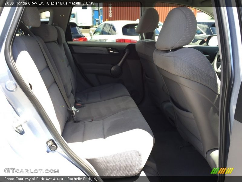 Glacier Blue Metallic / Gray 2009 Honda CR-V EX