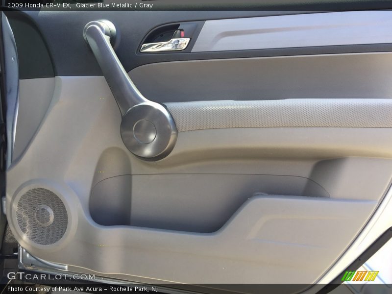 Glacier Blue Metallic / Gray 2009 Honda CR-V EX