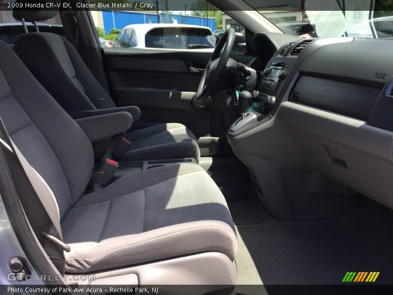 Glacier Blue Metallic / Gray 2009 Honda CR-V EX