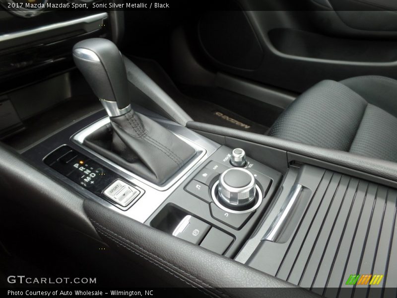 Sonic Silver Metallic / Black 2017 Mazda Mazda6 Sport