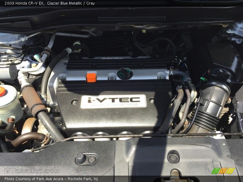 Glacier Blue Metallic / Gray 2009 Honda CR-V EX