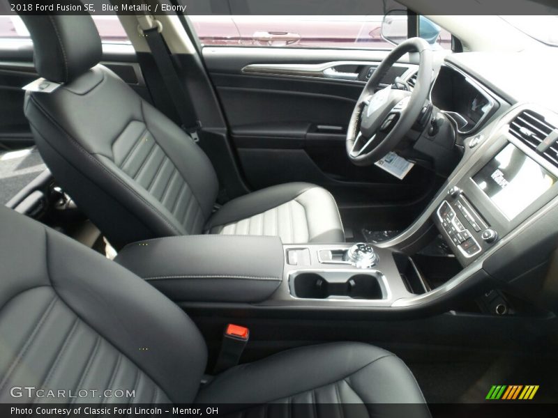 Blue Metallic / Ebony 2018 Ford Fusion SE