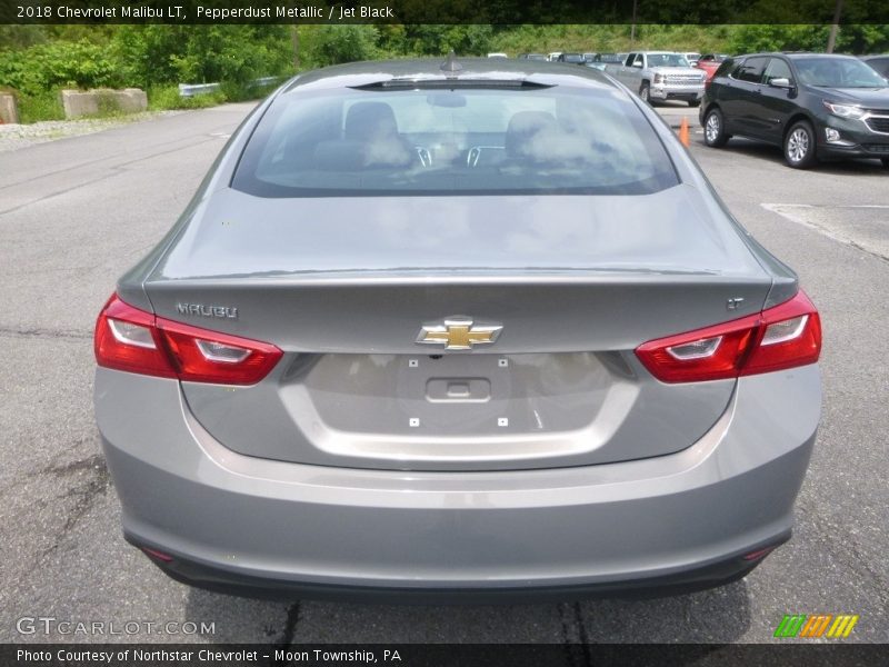 Pepperdust Metallic / Jet Black 2018 Chevrolet Malibu LT