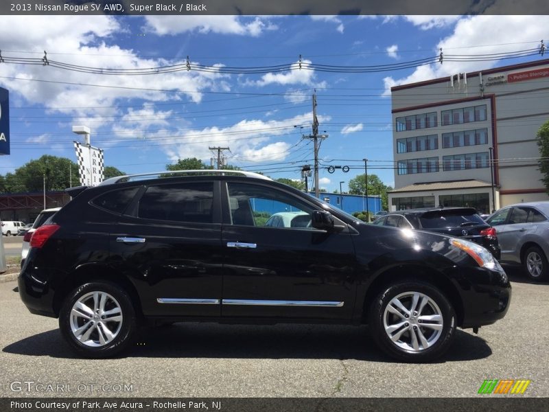 Super Black / Black 2013 Nissan Rogue SV AWD