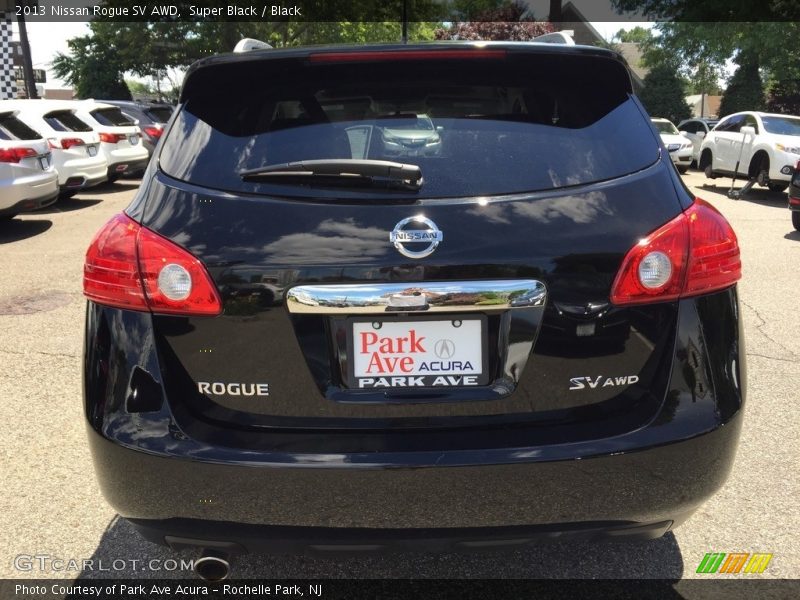 Super Black / Black 2013 Nissan Rogue SV AWD