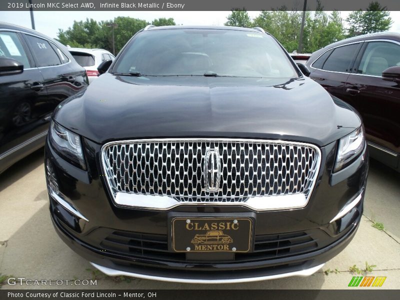 Infinite Black Metallic / Ebony 2019 Lincoln MKC Select AWD